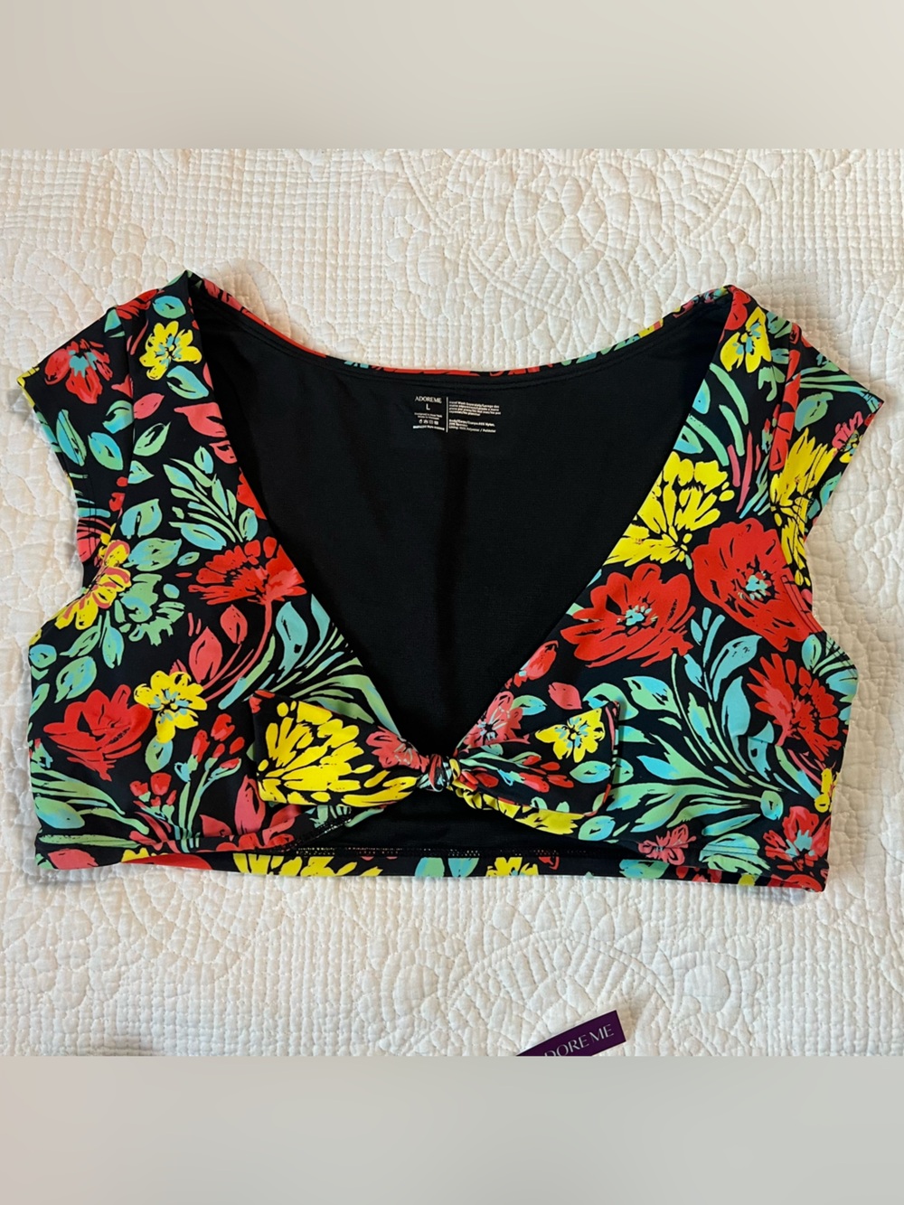 NWT Adore Me Salamanca Cap Sleeve Bikini - Picture 5 of 14